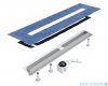 Schedpol Slim Lux odpływ liniowy z maskownicą Steel Slim 100x3,5x9,5cm OLSL100/SLX